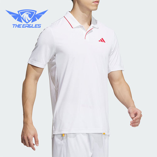 Adidas/阿迪达斯正品OFFCRT POLO男士运动翻领POLO衫IV7579