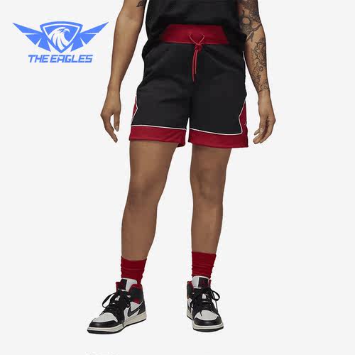 Nike/耐克正品Air Jordan女子宽松透气运动短裤DZ3353-010