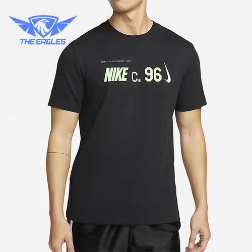 Nike/耐克正品2023夏季圆领印花男子运动短袖T恤 FD0053-010