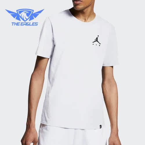 Nike/耐克正品JORDAN 男子圆领透气运动短袖T恤AH5297-100