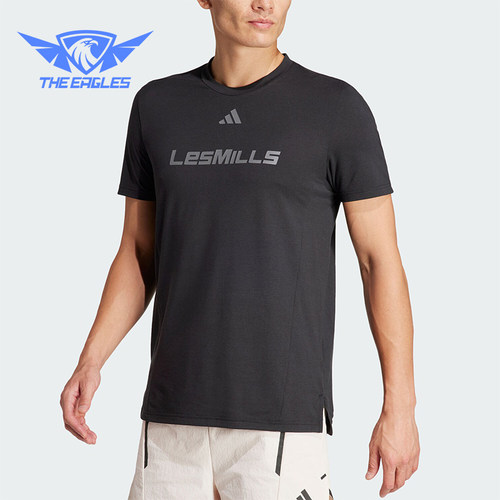 Adidas/阿迪达斯正品夏季男士宽松透气健身训练运动T恤IX7977