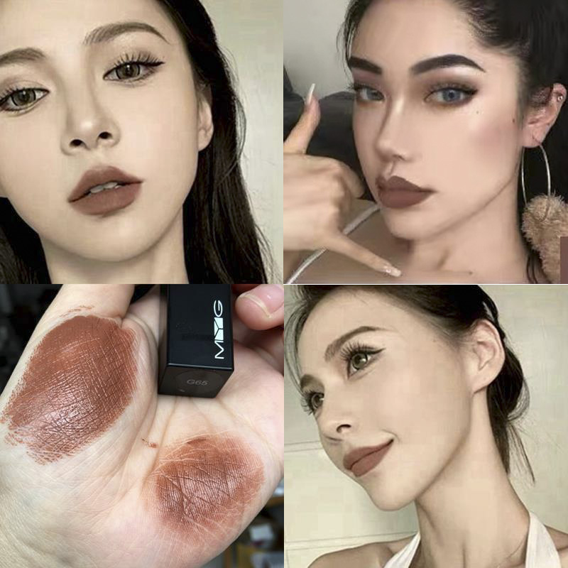 火龙果色口红桃粉色韩黛妍