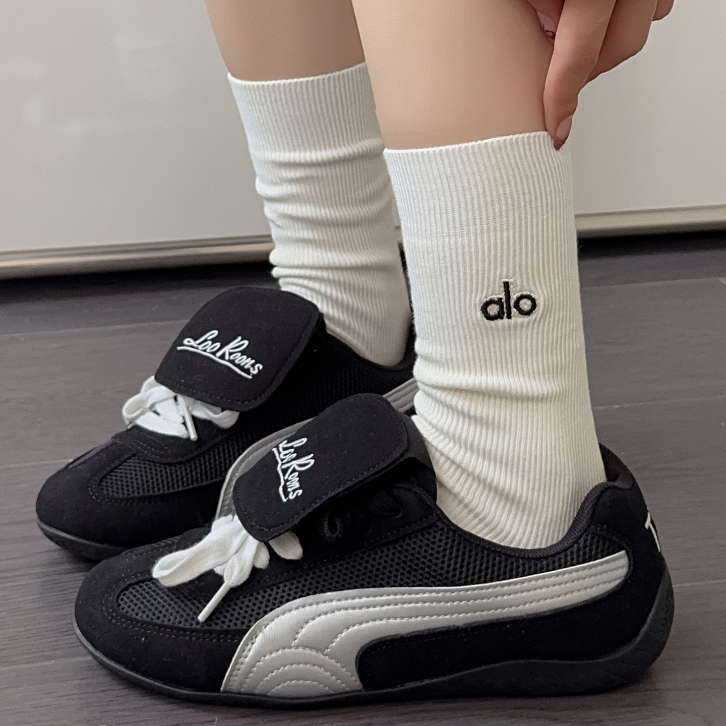 堆堆袜白色袜子女2025新款学院风女生百搭春秋纯棉中筒袜学生潮袜