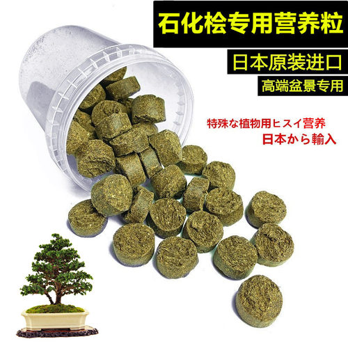 石化桧专用营养介质粒日本原装进口长效有机缓释颗粒盆景营养土