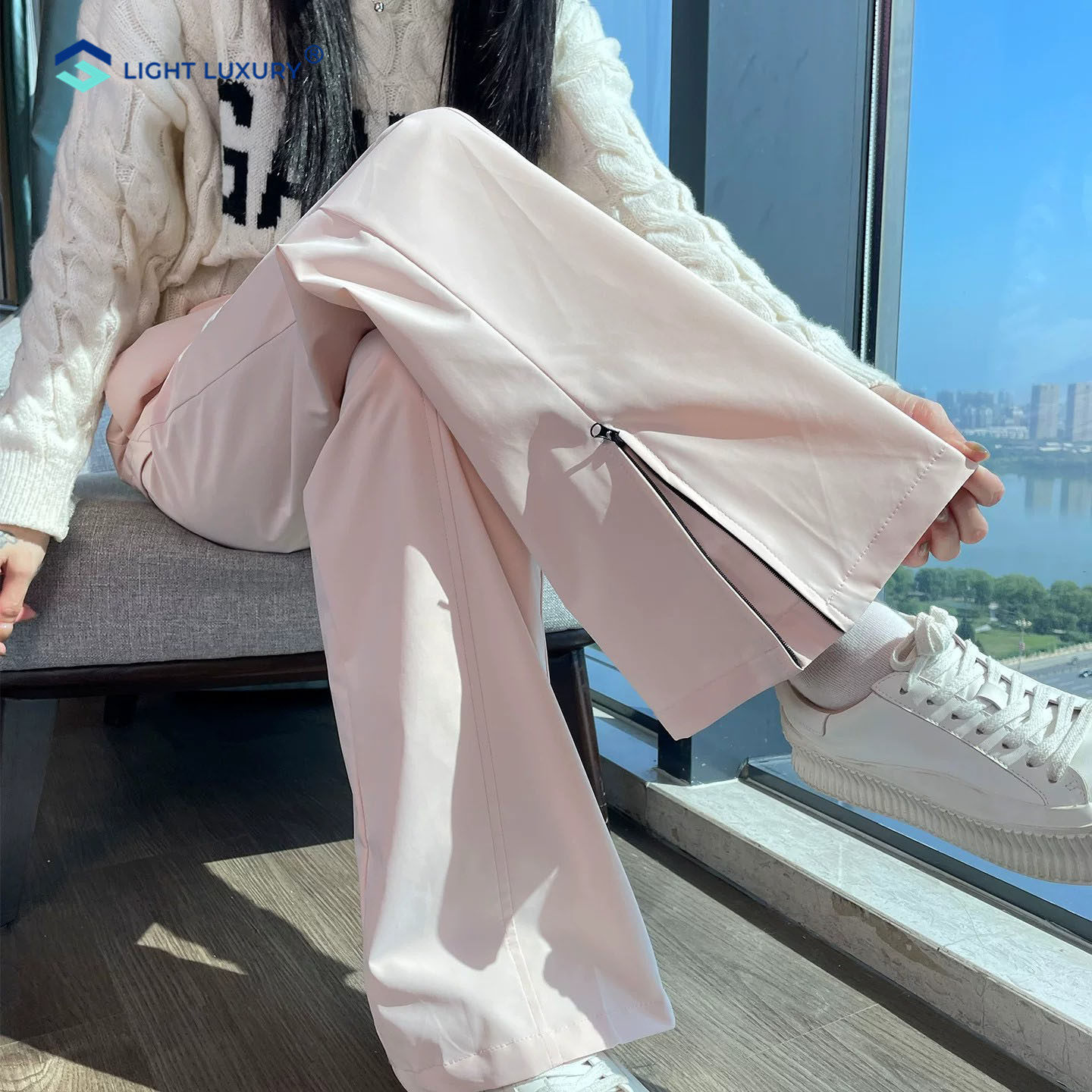 微喇羽绒裤女保暖防寒慵懒冲锋裤