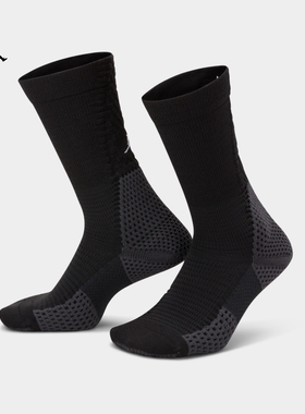 耐克乔丹舒适速干中筒运动袜(1双)春季训练透气缓震JORDAN FZ3393