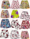 衩沙滩裤 夏季 学生 男女休闲运动篮球裤 大裤 情侣睡裤 派大星kt猫短裤