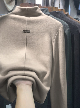 Women warm T-shirt high neck base shirt女双面德绒保暖打底衫