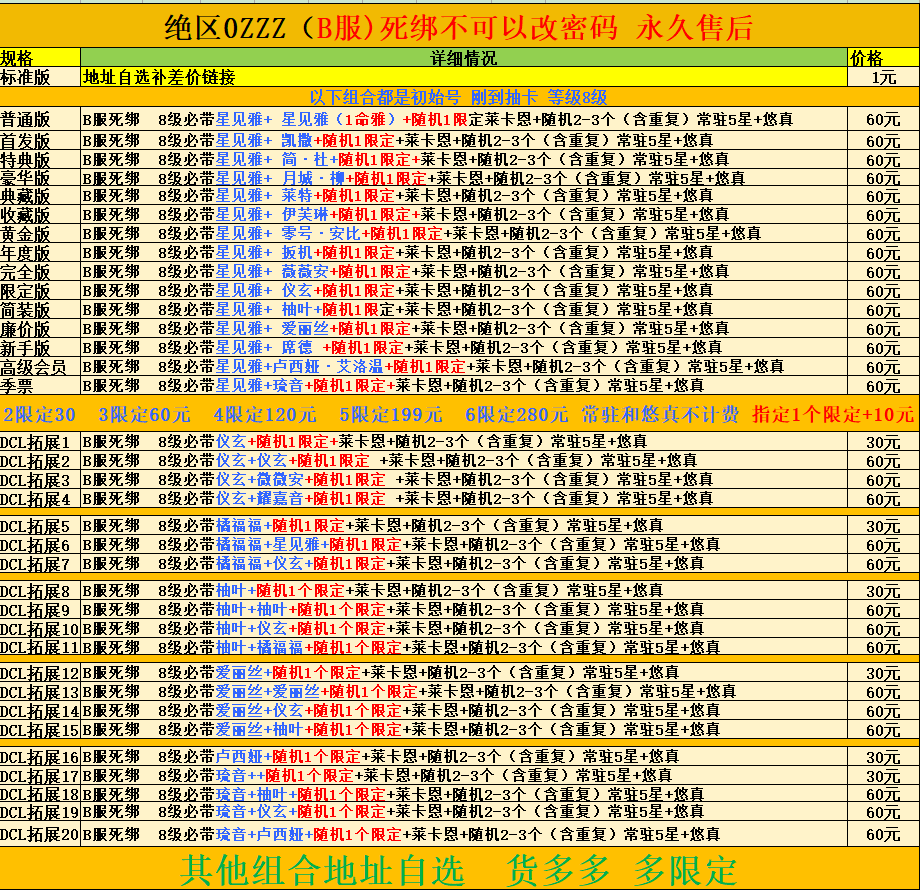 绝区0B服初始号自抽号