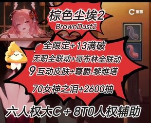 Dust2国际服港台服石头自抽号自选联动游客 棕色尘埃2初始号Brown