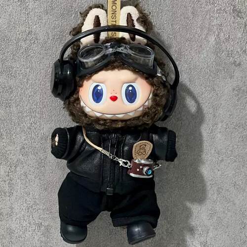 拉布布娃衣一二三代labubu衣服高能3.0搪胶公仔坐坐派对娃衣着替