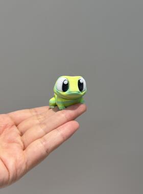 【家居好物】青蛙桌面摆件客厅装饰品可爱创意仿真动物玩偶公仔