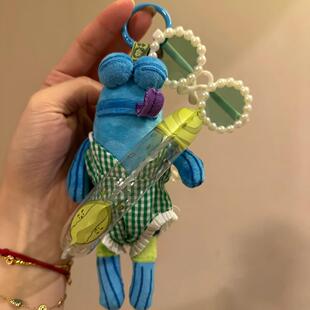 海绵宝宝比奇堡居民系列娃衣15cm公仔挂件丑萌呆呆鱼可爱衣服着替