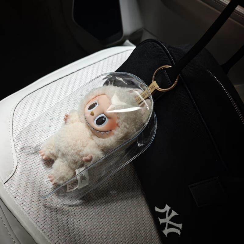 labubu马卡龙防尘罩拉布布我们是星星人保护套雨衣包挂件迪士尼