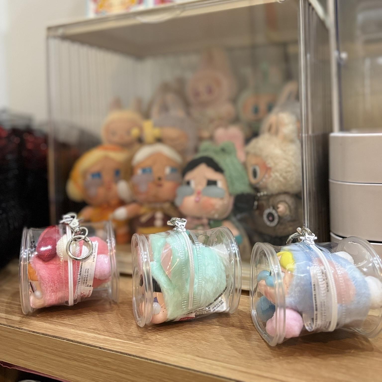 趴趴娃溜娃包pvc外出包飞天小女警搪胶收纳防尘展示排球少年痛包