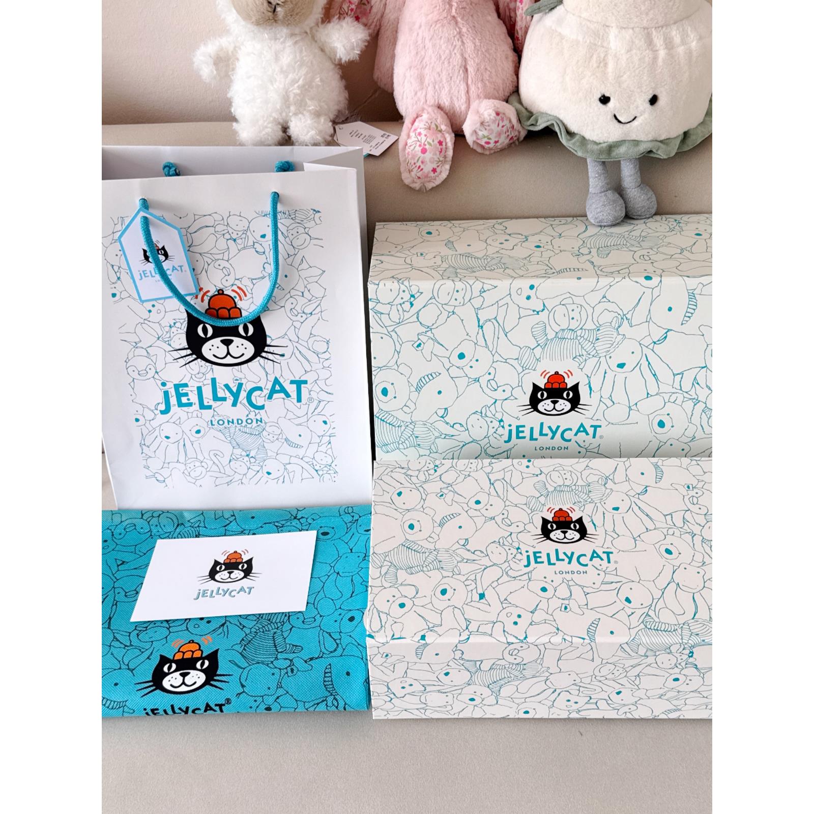 Jellycat包装盒磁吸礼盒盒子礼品盒手提袋礼品袋玩偶礼袋防尘袋子图片