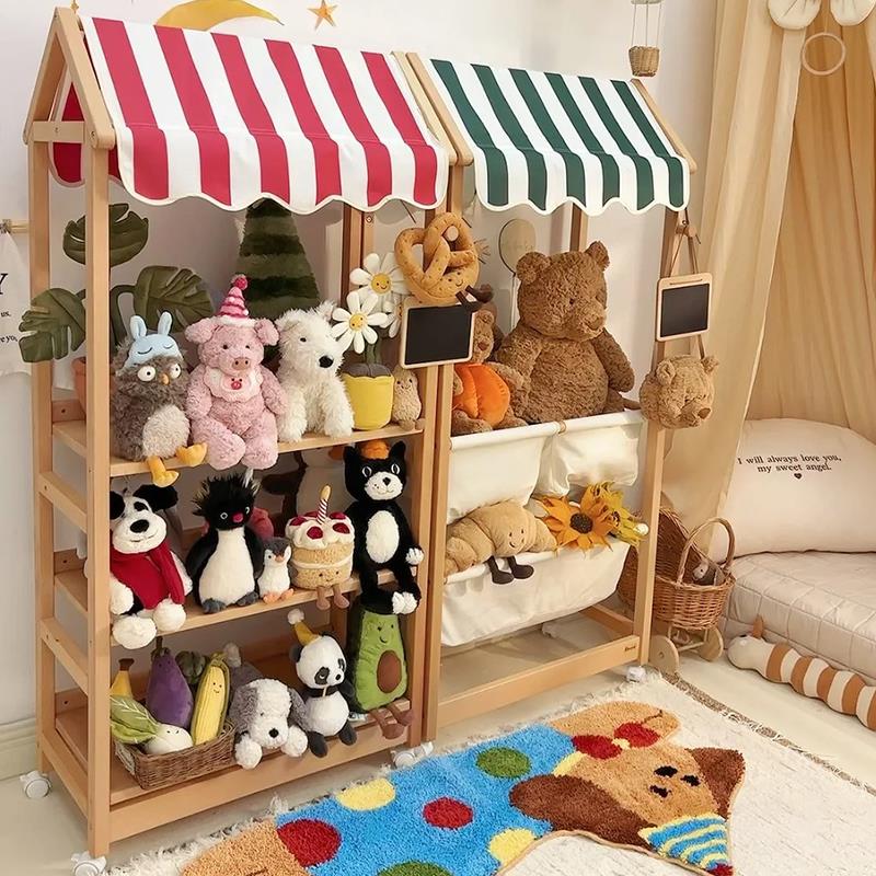 jellycat置物架子玩偶小卖部收纳架娃娃毛绒玩具公仔多功能展示柜