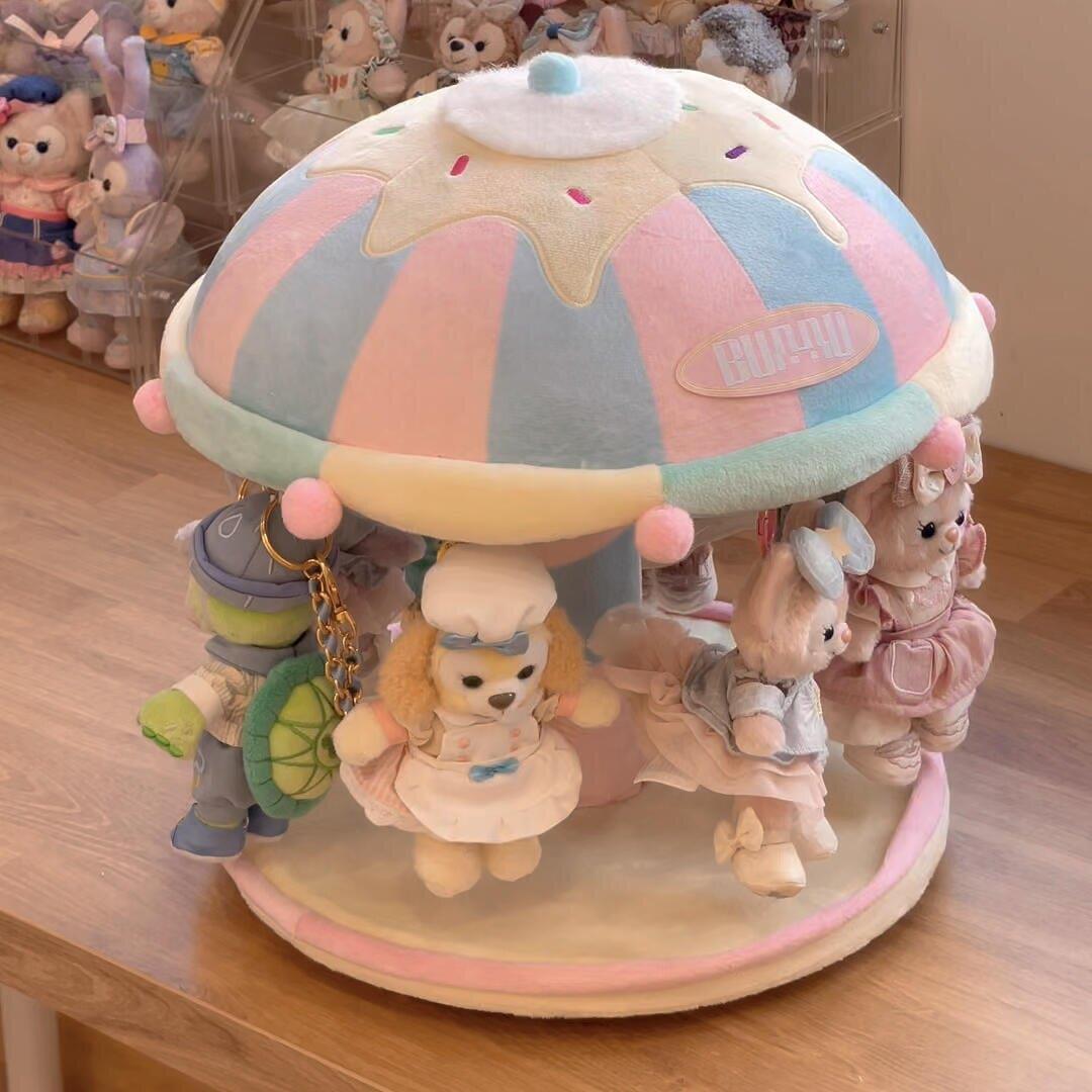 盲盒展示架收纳适合星星人泡泡玛特系列手办旋转收纳盒展示柜娃屋