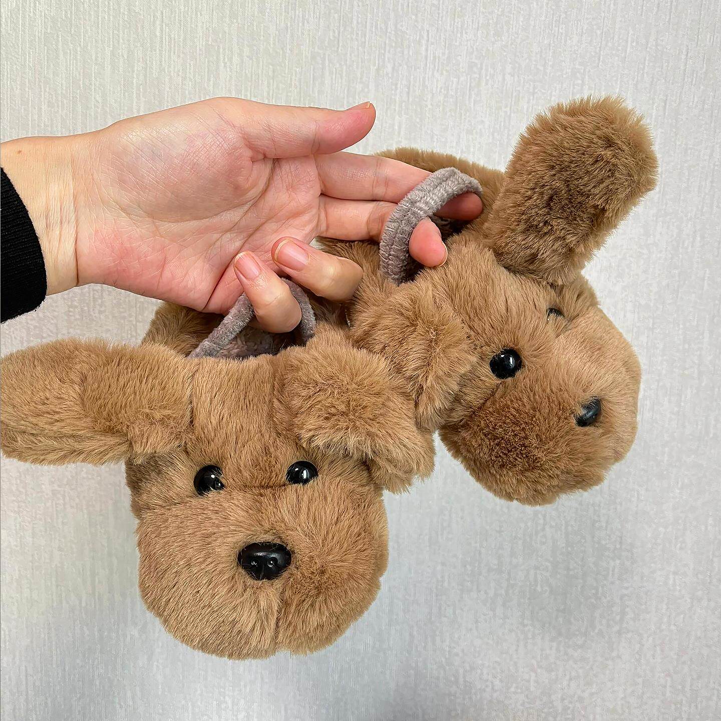 超Q萌~秋冬儿童拖鞋宝宝棉拖鞋男童女童防滑室内家居包跟加绒保暖