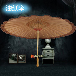 戏曲用品道具古风古典装饰伞舞蹈伞复古桐油木制木柄伞许仙油纸伞