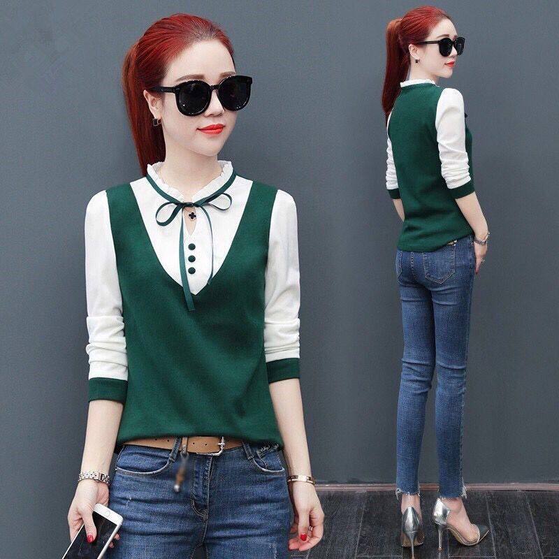 假两件长袖T恤打底衫女2019春秋季新款韩版时尚修身显瘦上衣衬衫|msdalam kategori mod main/animasi/Zhou Bian/cos/permainan papan, kostum cosplay/props/perkhidmatan, Wanita Cosplay - dari Buy2taobao.com untuk memberikan perkhidmatan ejen Taobao profesional membeli