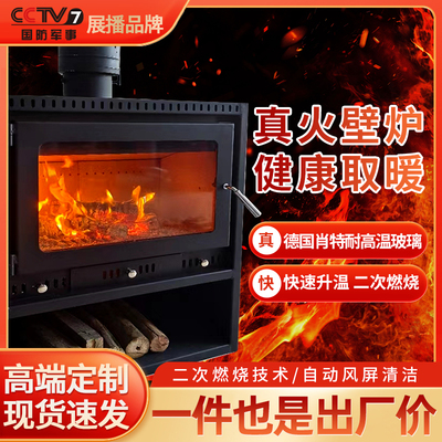 壁炉真火壁炉复古欧式家用取暖炉