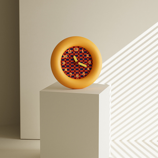 中古风钟表挂钟客厅简约现代大气2024新款高级感 客厅钟网红挂钟