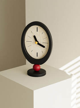 DC Studio 2025创意钟表ins中古风台式钟表摆放式桌面摆件客厅