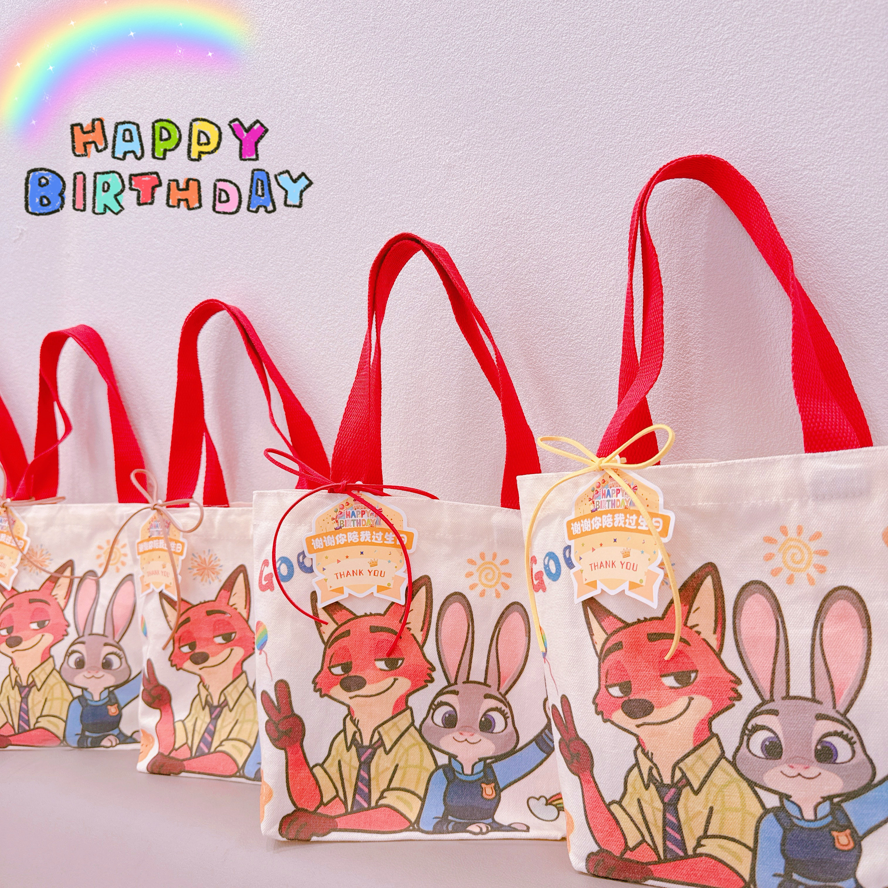 疯狂动物城幼儿园儿童生日伴手礼送小学生全班礼品分享礼袋帆布包,节庆用品/礼品,创意礼盒/礼品套组,淘宝优惠券,粉丝福利购,淘宝优惠卷