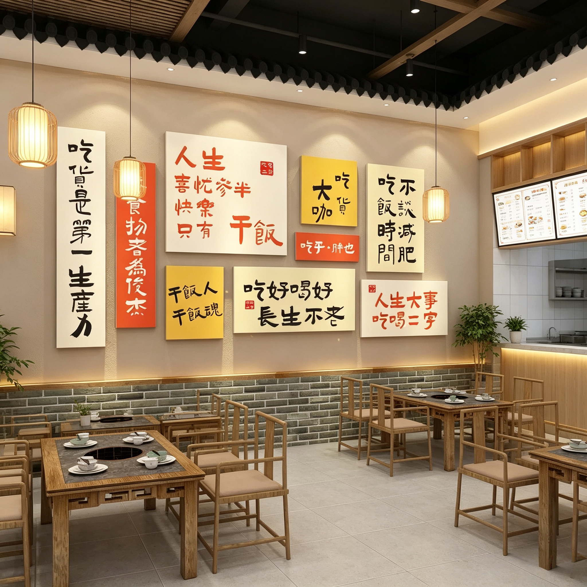 店铺墙面装饰网红打卡