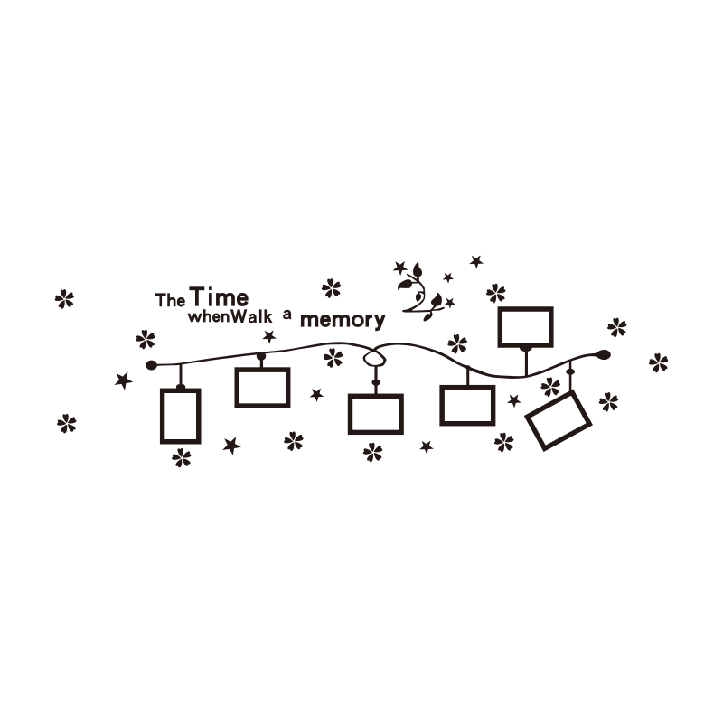 电视背景装饰贴纸墙面照片墙亚克力3d立体墙贴画创意相框客厅卧室