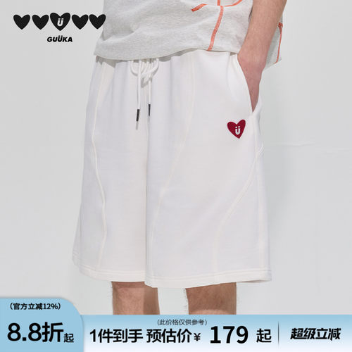 GUUKA重磅纯棉夏季短裤