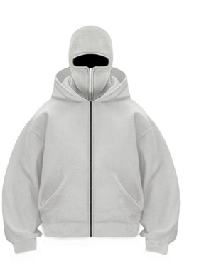 Couple style double layered, hooded, zippered hoodie连帽卫衣