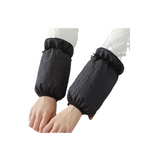 防水袖套女款羽绒服防脏秋冬款2025新款工作上班学生套袖黑色护袖