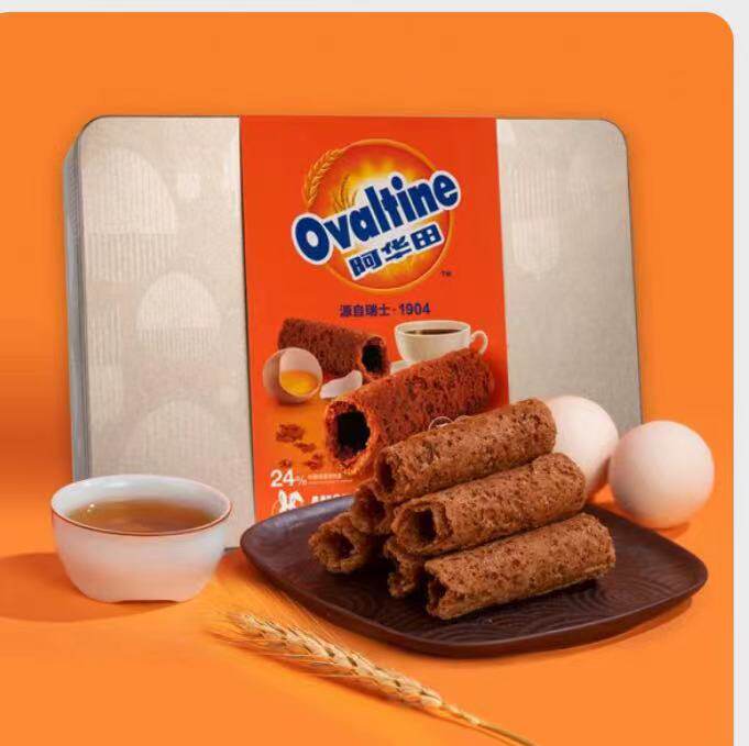 阿华田手工鸡蛋卷礼盒儿童零食曲奇糕点节日伴手礼点心特产