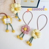 布艺太阳花朵包包挂件伴手礼袋装 饰书包名字贴行李箱贴辨防丢挂牌