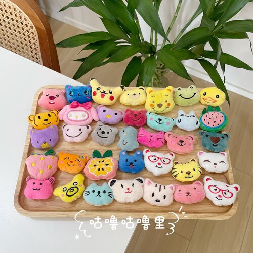 家用迷你娃娃机专用玩偶小公仔卡通动物头毛绒娃娃家用配件mini