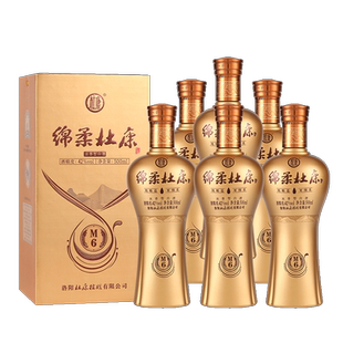 6瓶整箱纯粮食 杜康绵柔M6浓香型42度低度白酒500ml 全新升级