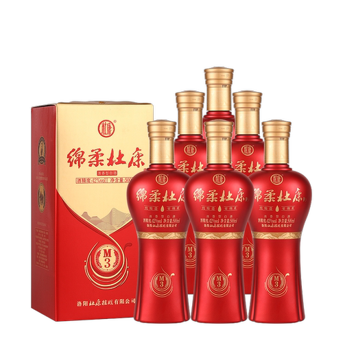 杜康绵柔M3酒42度500ml*6瓶