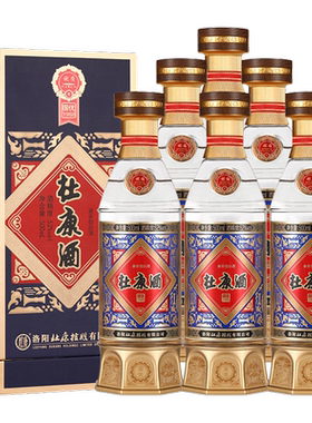 杜康酒国优1988 白酒整箱 52度500mL*6瓶 兼香型白酒