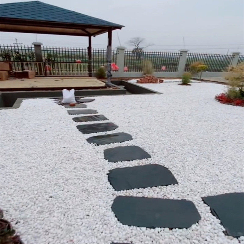 花园汀步石踏脚石青石板庭院脚踏石汀中式地砖踏步草坪防滑圆形