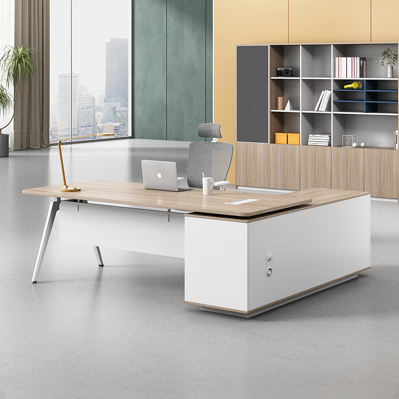 简约现代办公室大班台单人老板桌