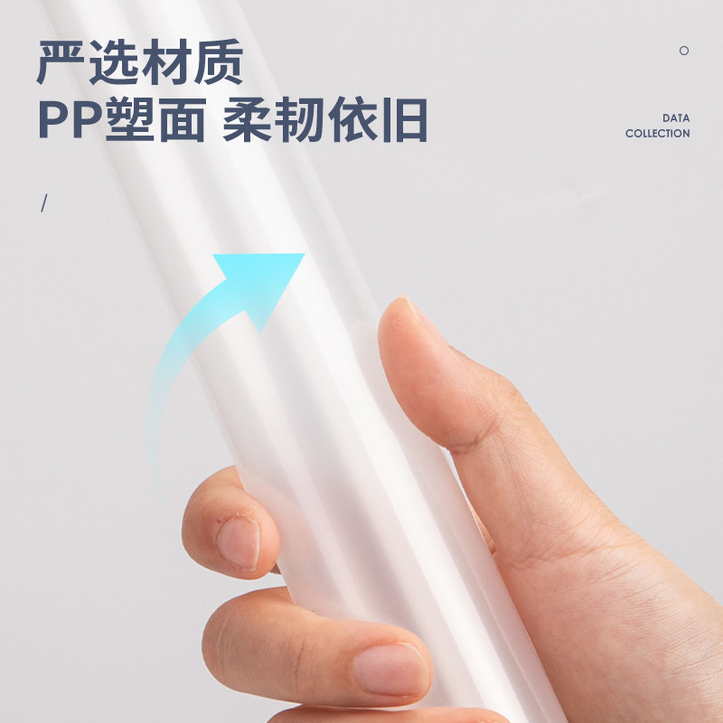 得力5531_9mm三角抽杆夹混5个包三角抽杆夹透明文件夹书皮试卷资