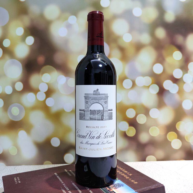 法国红酒二级庄雄狮酒庄正牌干红葡萄酒leoville-las cases2011