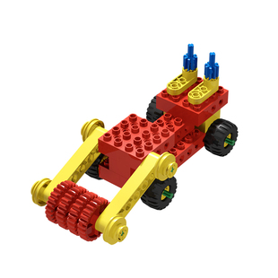 国产9656大颗粒压路机积木早教拼插教具儿童益智拼搭玩具套装