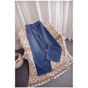 速度强 直筒牛仔长裤 工厂出货特别快 量少 墨渲臻品 高级货