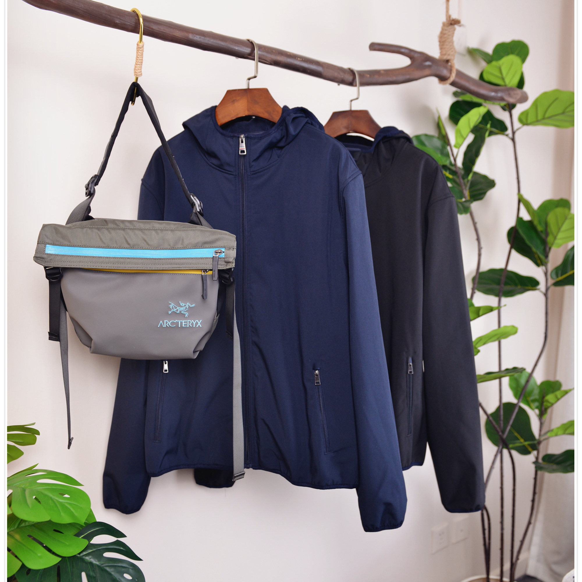 防风防雨雪男款连帽抓绒秋冬夹克