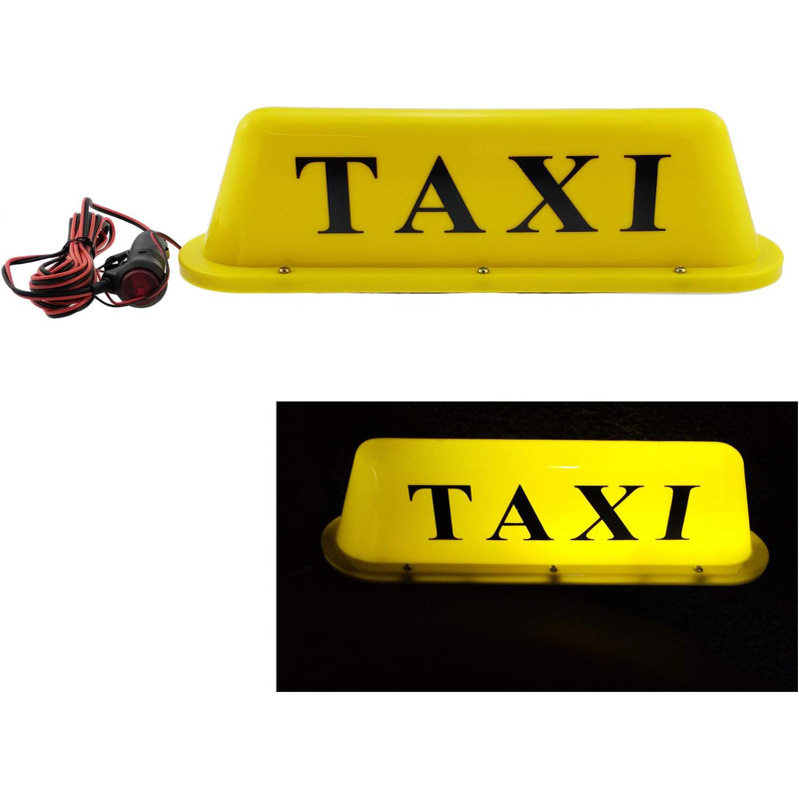 DIY车顶装饰灯汽车LED广告灯的士顶灯拉活灯空车灯代驾充电灯