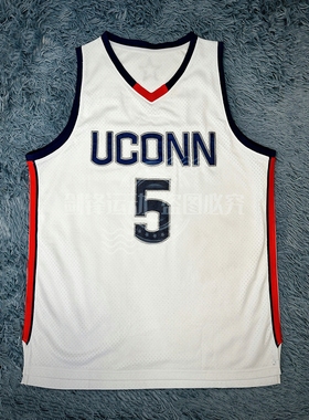 美式刺绣篮球服佩奇布克斯UCONN康涅狄格大学球衣NCA定制加内衬