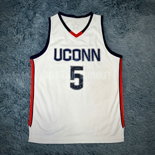 美式刺绣篮球服佩奇布克斯UCONN康涅狄格大学球衣NCA定制加内衬